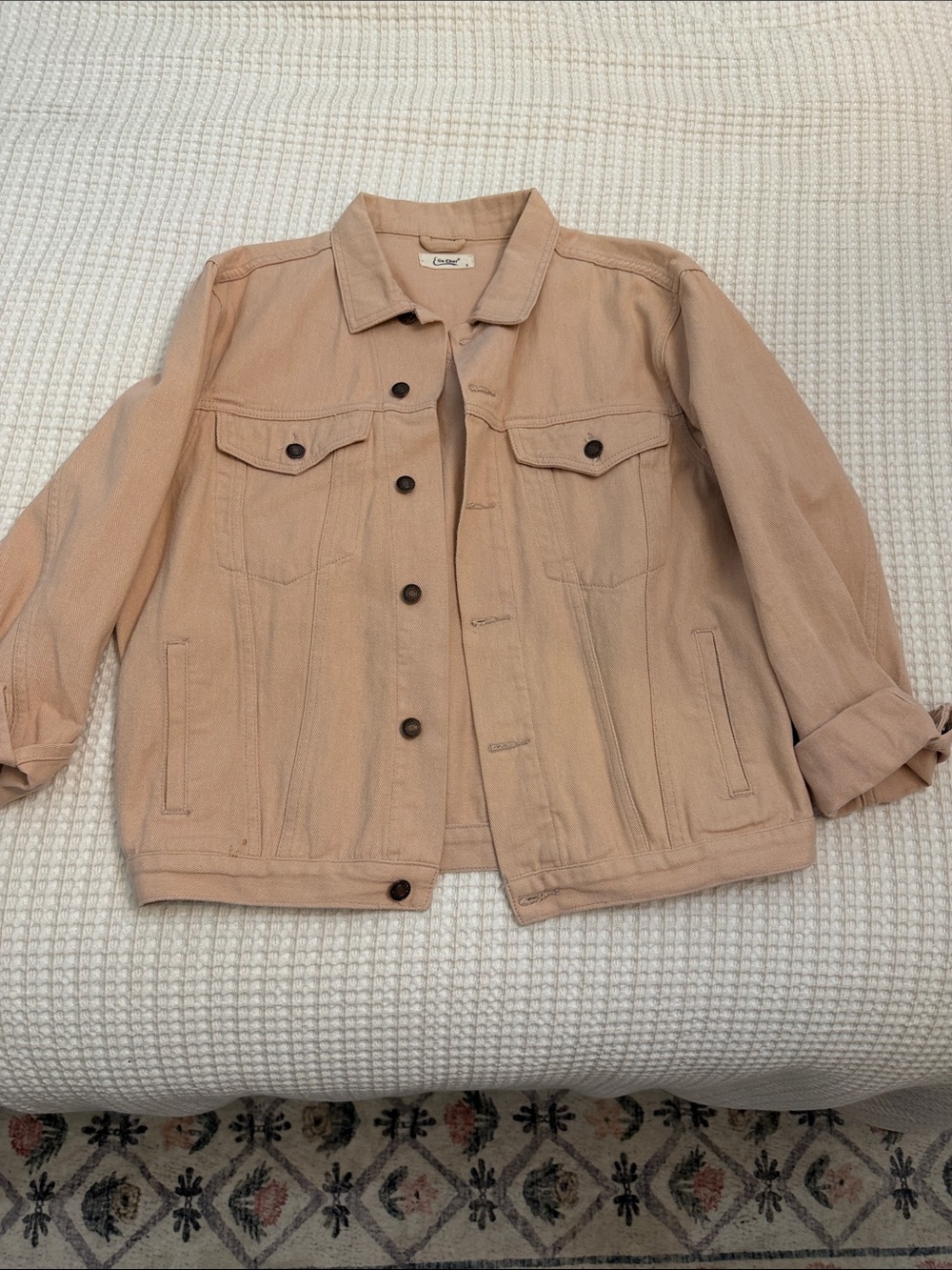 Madewell Blush Pink Denim Jacket